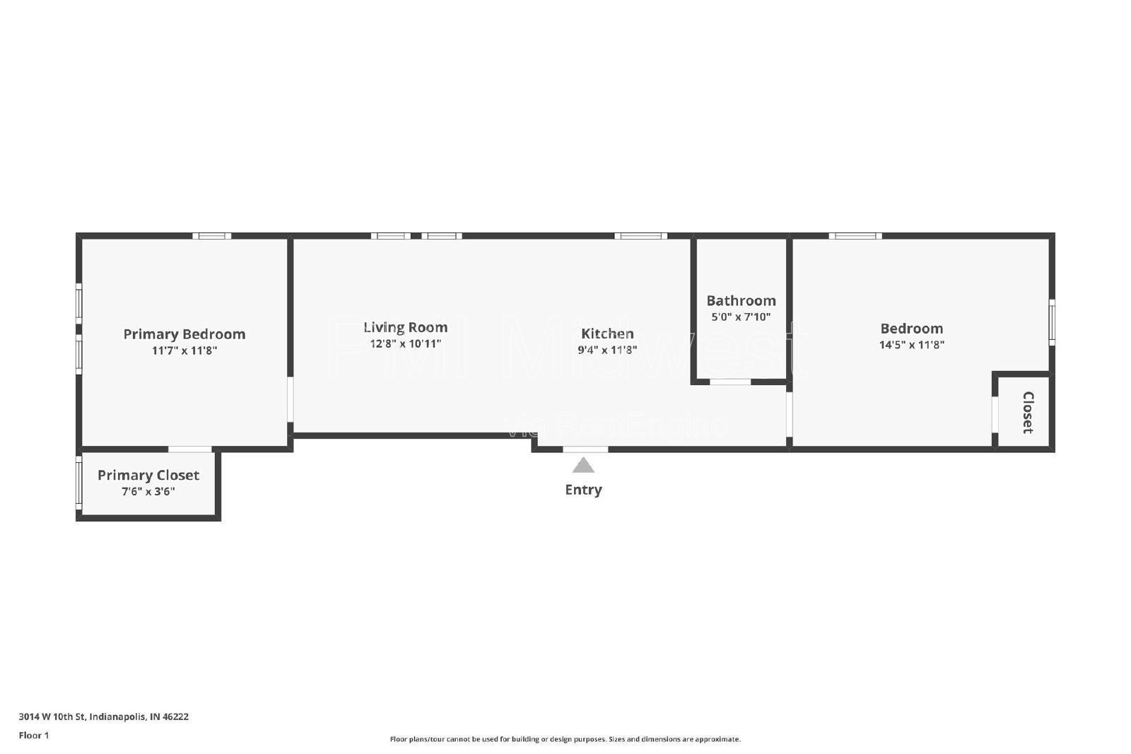 Cozy 2 Bed Apartment in Indianapolis with 850 Sq Ft of Comfort! property image